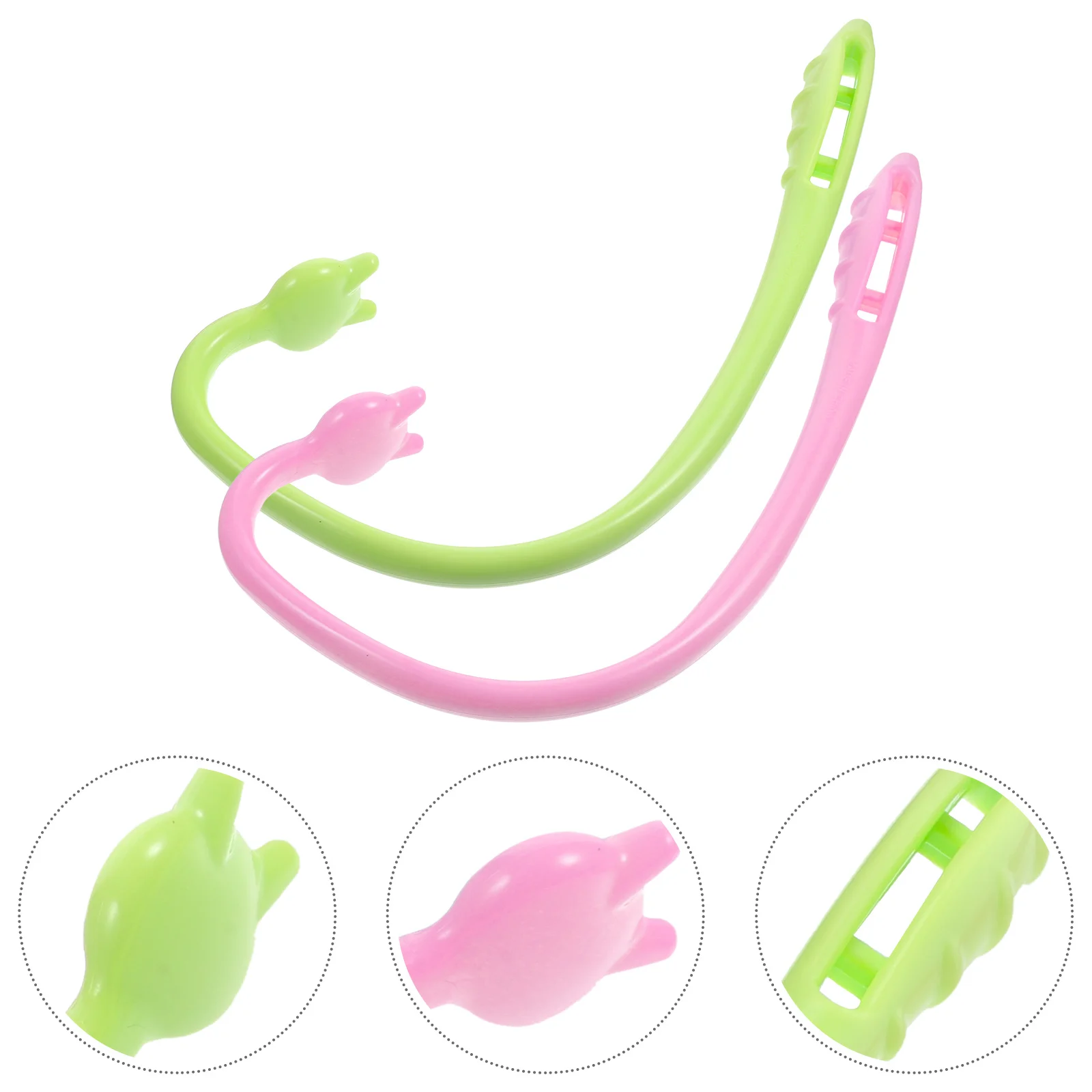 

2 шт. массажный крючок с длинной ручкой, инструмент для облегчения боли в спине, шее, плечах, акупунктурная массажная палочка, поставка для терапии усталости