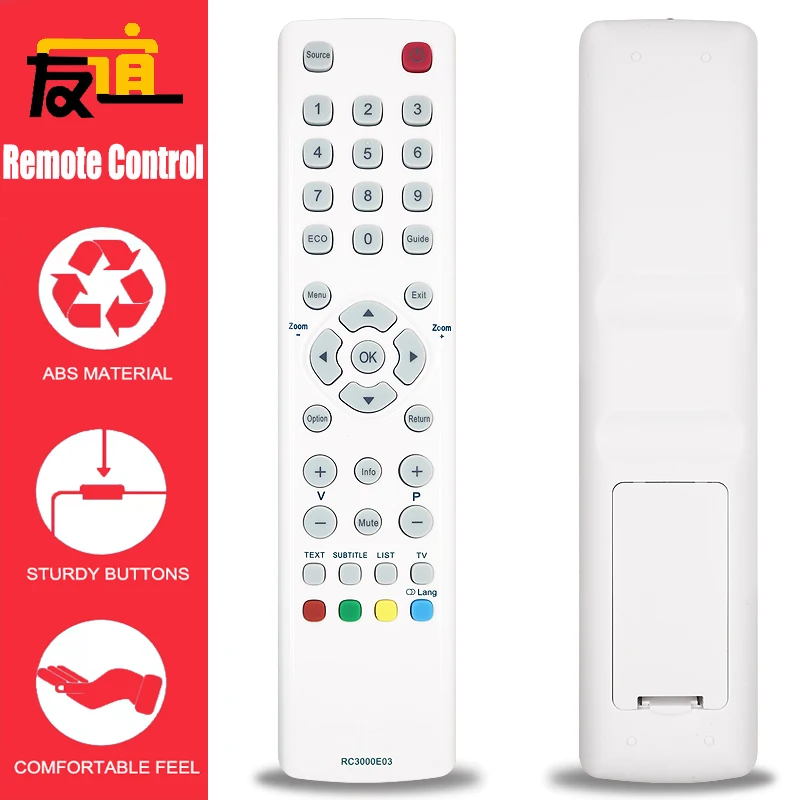 

RC3000E03 Remote Control For TCL Thomson TV RC3000L02 RC3000M01 RC3000M13 RC3000N02 RC3000M11 H32E4415 H32E4463 F50S3803