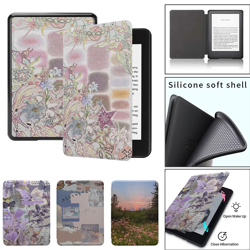 Kindle Fall Paper white5th Silikon Soft shell Funda 11. 8. Generation Paperwhite3 TPU Ledertasche