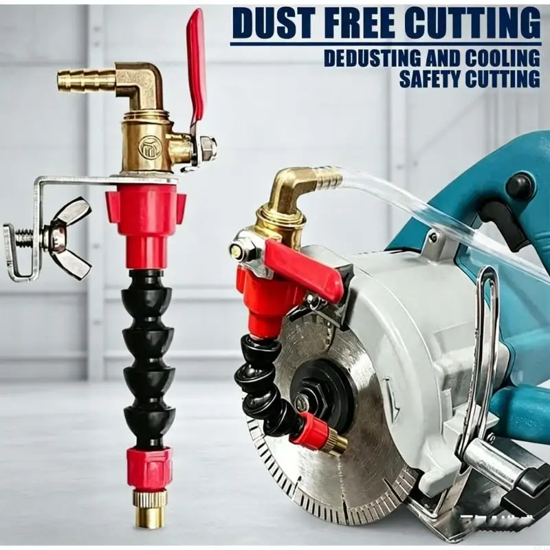Universal Cutting Machine Water Dispersion Attachment 110V To 220V Power For Effective Cooling And Dust Management B03E