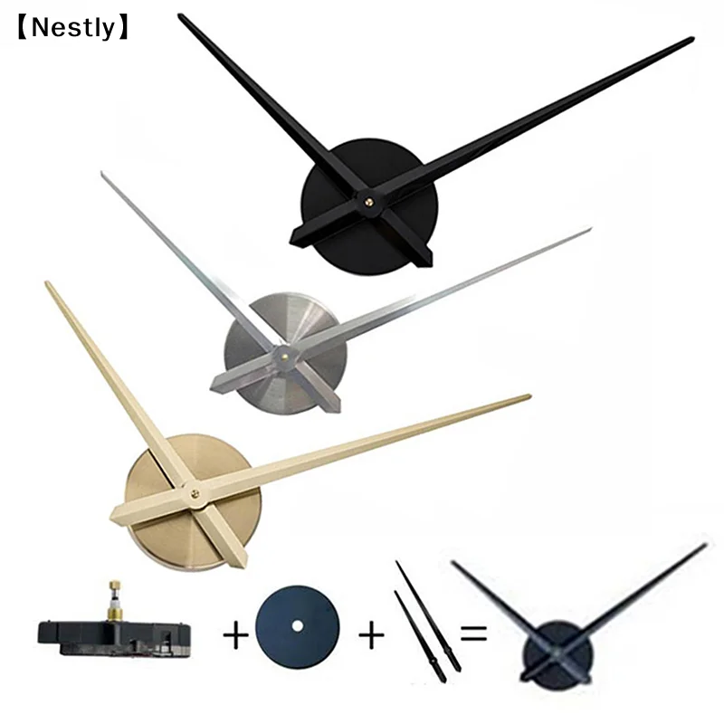 New Big Size  for 3D Wall Clock Modern Home Decor Brief DIY Large Clock Needles Quartz Hour Hands Accessories Mechanism〔Nest〕
