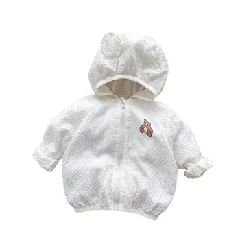 Baby Lightweight Sun Protection Jacket 6 Baby Girls Boys Sun Protection Coat - Cute Infant Outerwear for Breathable Air-conditioned Autumn Clothes,Thin Kids Children Top 6