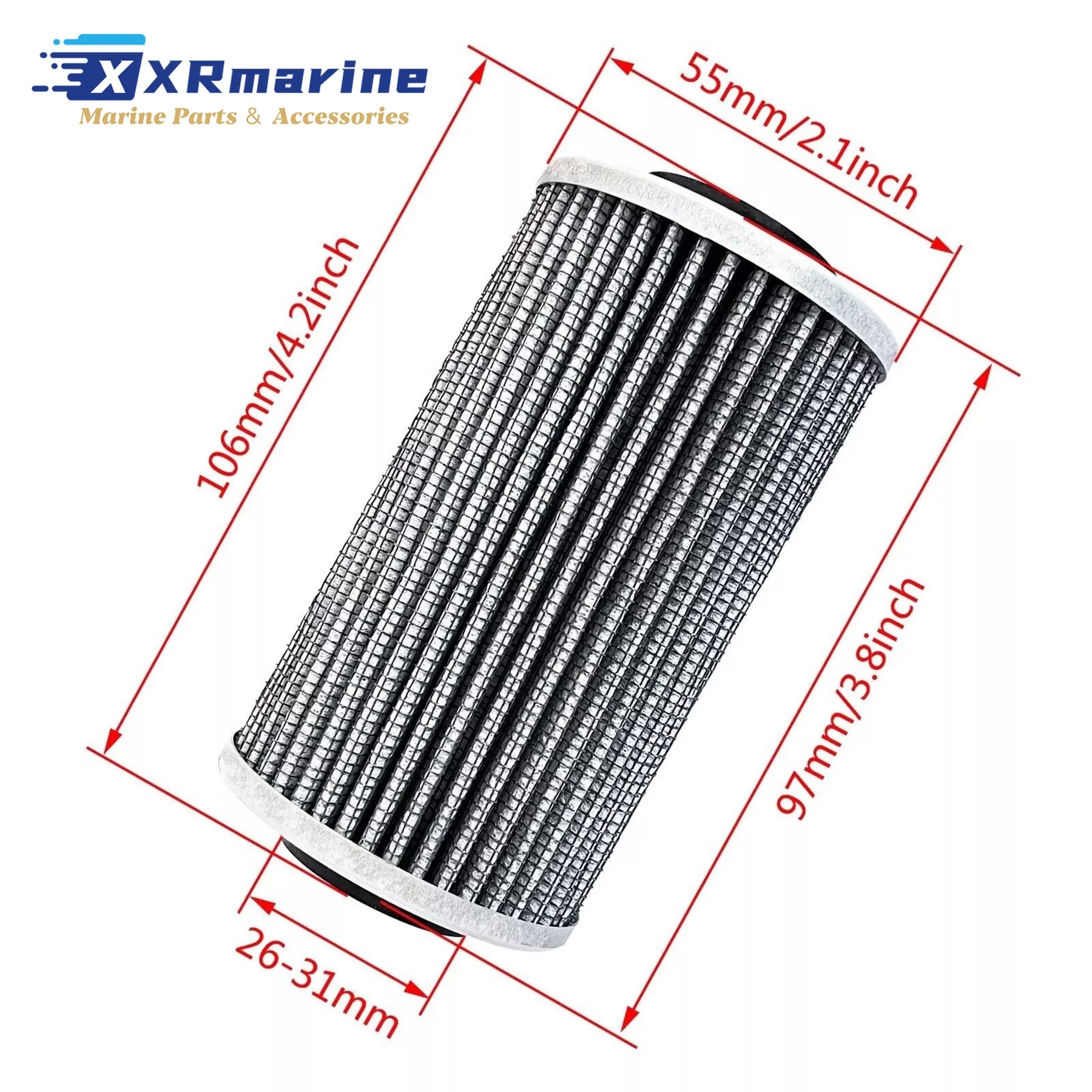 Boat Motor Oil Filter 420956744 Replacement for Sea Doo Marine 1503 and 1630 Rotax Engine RXT-X RXP-X GTX 300