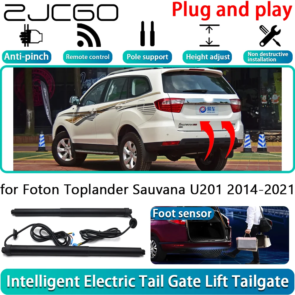 

for Foton Toplander Sauvana U201 2014-2021 Electric Powered Tailgate Power Liftgate Automatic Tailgate System With Foot Sensor