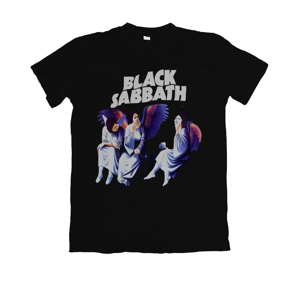 Camiseta Black Sabbath Band Heaven and Hell - Camiseta Black Sabbath Band para hombre, producto nuevo de primavera/verano, camiseta informal de moda