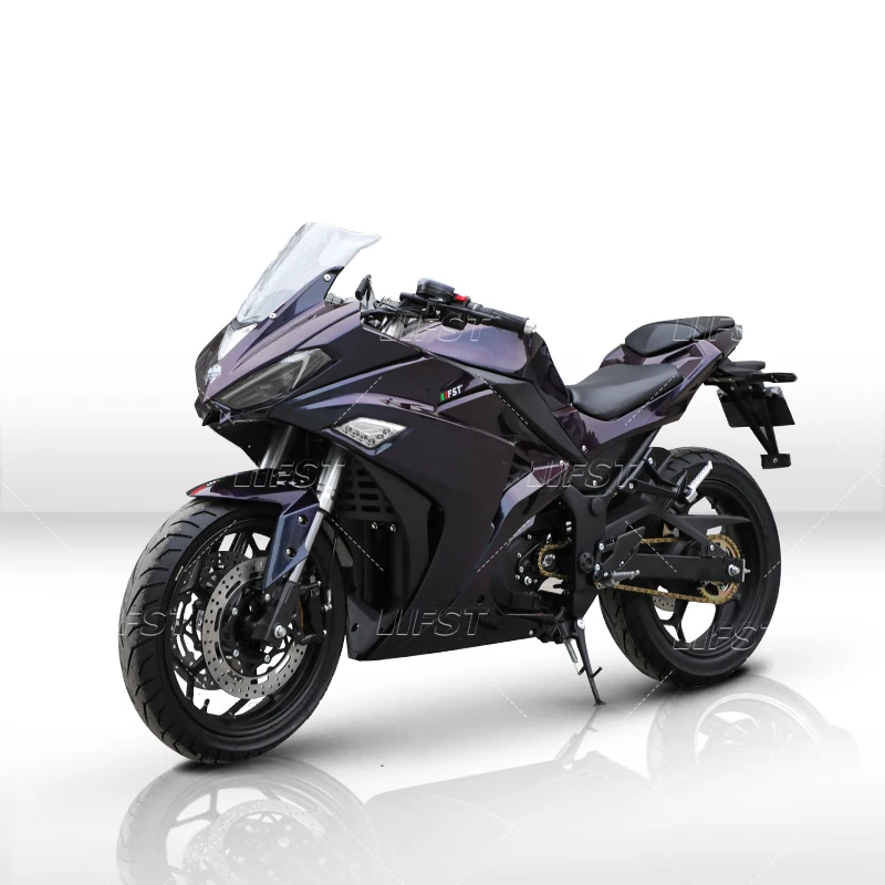 Sports Electric Motorcycle 230km Middle Driver Motor with Chain Electric Scooter Higher Speed Electric Adult Racing Motorcycle