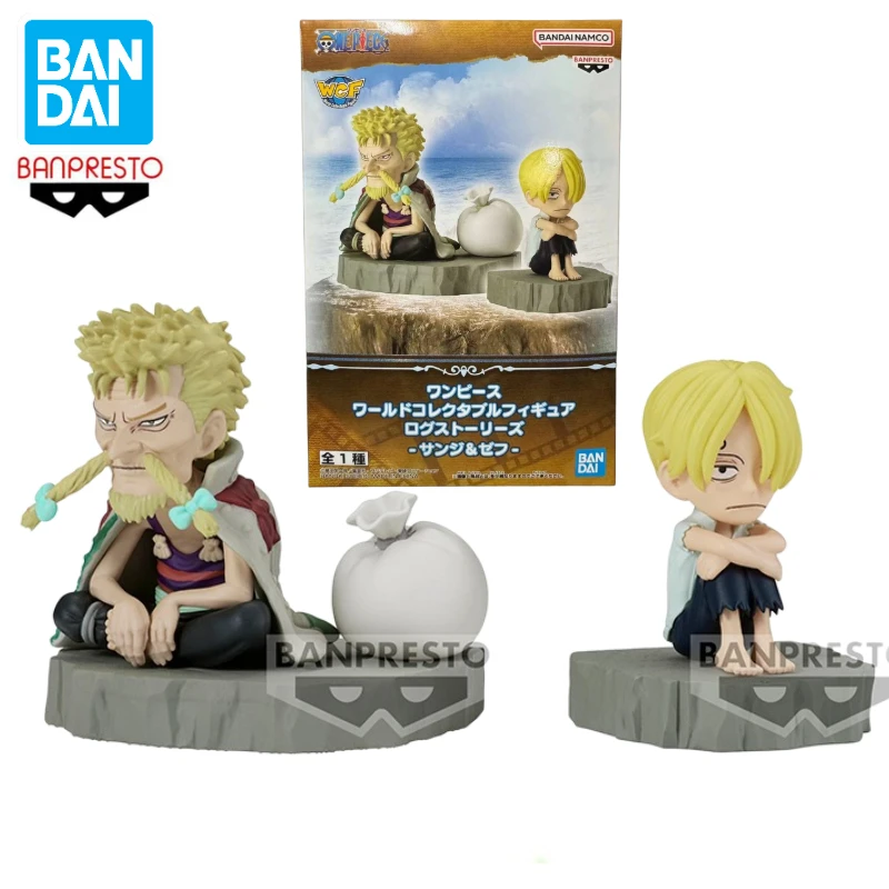 Bandai BANPRESTO WFC Log Stories Sanji Zeff Vol.7 One Piece Anime Action Figure Toy Gift Model Collection Hobby, en Stock