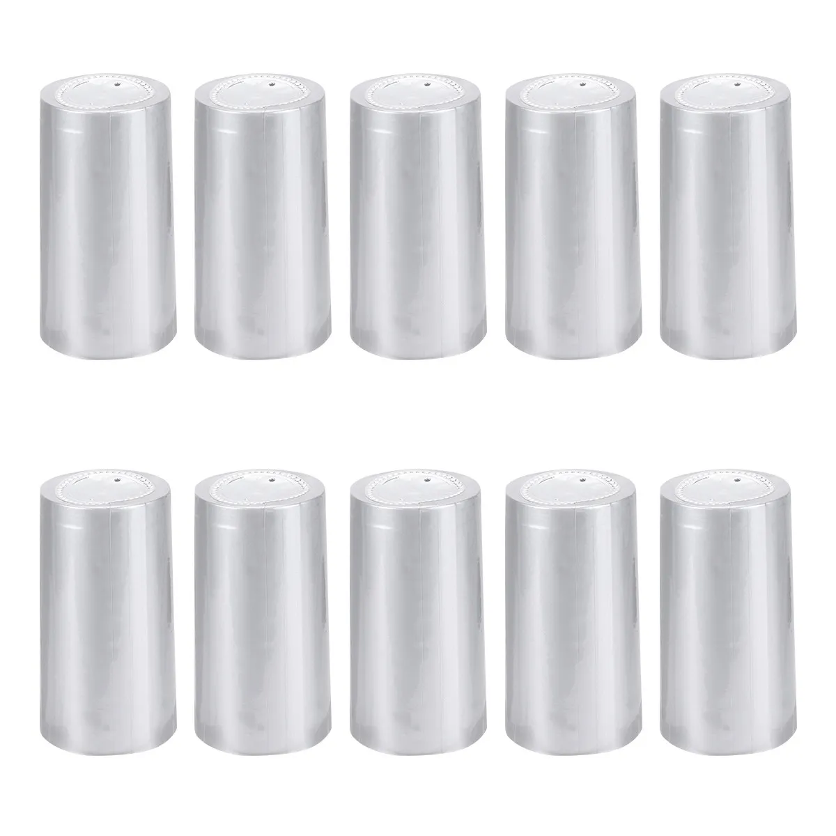 100Pcs Wine Bottle Caps Plastic Heat Shrink Sealing Cover for Brewed Red Wine Bottles Easy Tear-Off Professional Look Bottle