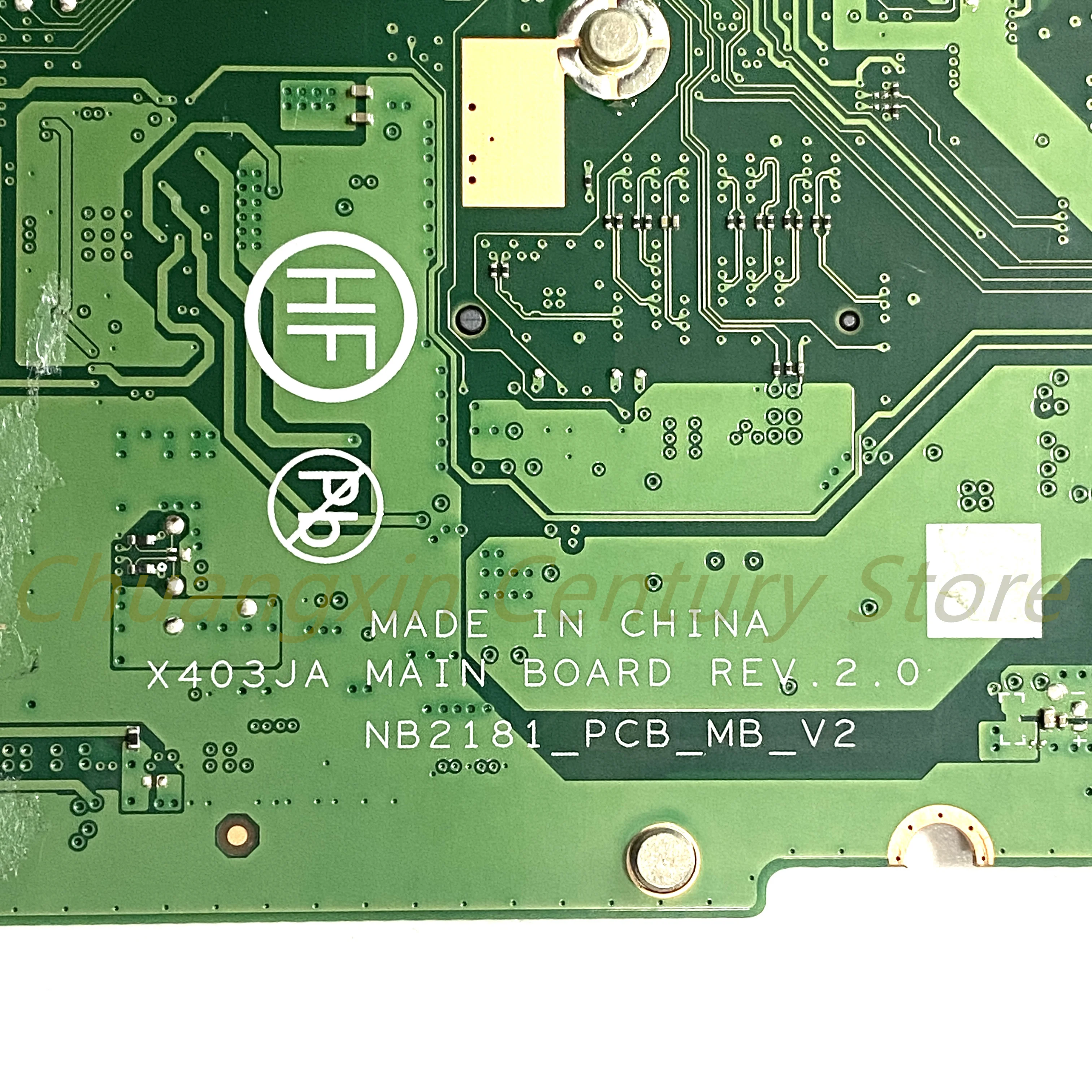 Suitable for Asus VivoBook 14 X403J X403JA S403JA laptop motherboard X403JA with I5-1035G1 CPU 8G RAM 100% Tested