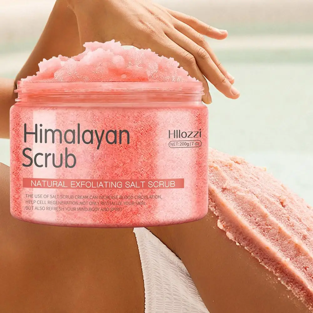 

Himalayan Salt Body Scrub Deep Cleansing Removes Dead Skin Gentle Exfoliating Skin Smooth Skin Care