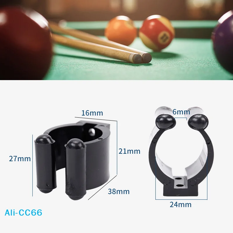 

【C】Billiards Snooker Cue Locating Clip Fishing Rod Holder Black Pool Cue Wall Mount Racks Holding Hole Fishing Rod Storage Rack