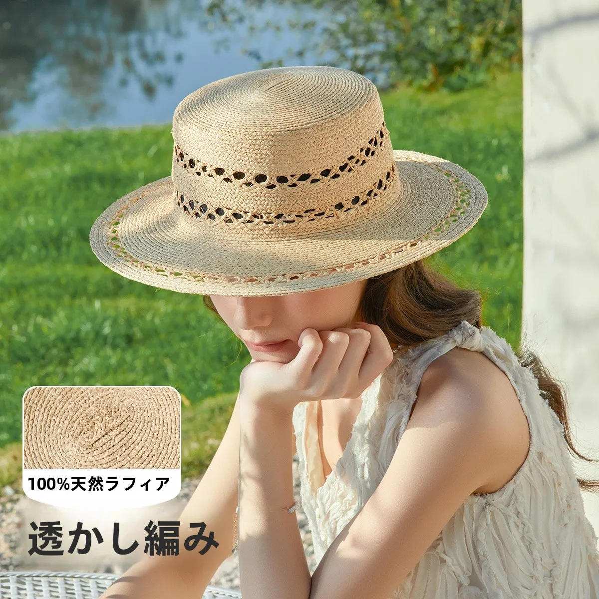 sombrero-de-paja-natural-laffey-tejido-a-mano-transpirable-con-diseno-hueco-elegante-para-mujer-ideal-para-viajes-y-verano