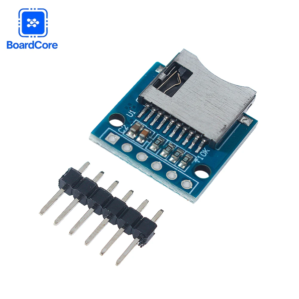 1-10pcs Micro SD Card Module TF Card Reader Data Storage Shield 3.3V Regulator Level Conversion with Pins for Arduino