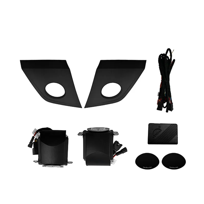 Lifting Tweeter Speaker Met 32-Kleuren LED voor Audi B9 C8 A4/A5/A6/A7 Q5/Q7/Q8, LHD Elektrische Treble Hoorn Auto Instrument Decoratie