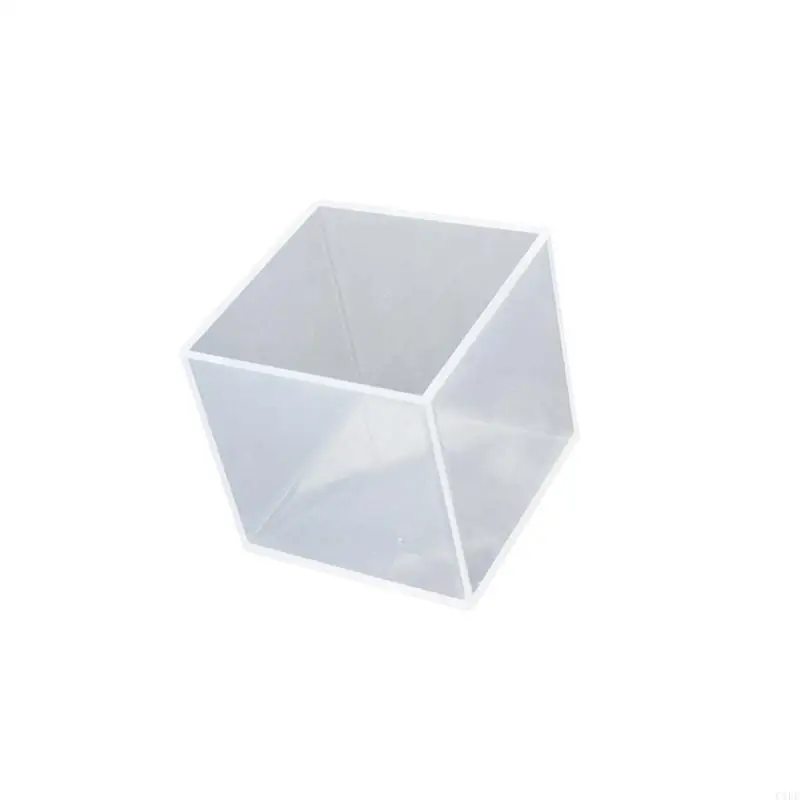 

C1FE Square Cube Silicone Mold Crystal Epoxy Resin Molds for Office Home Decorations