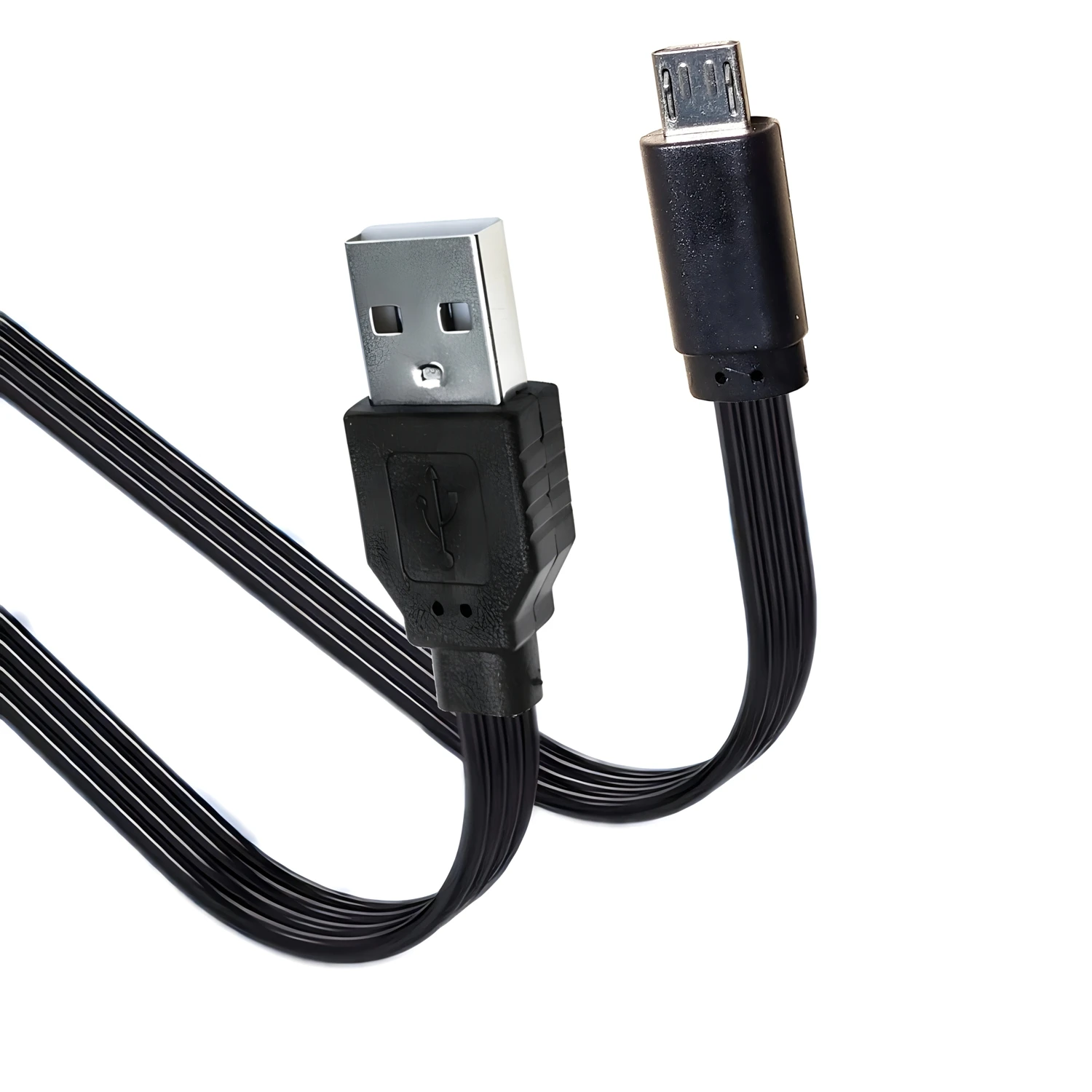 

0.1 0.2 M Up & Down & Links & Right Angled 90° Micro USB Plug to USB Male Data Cable 0.5 m 1m for Handy Tablet