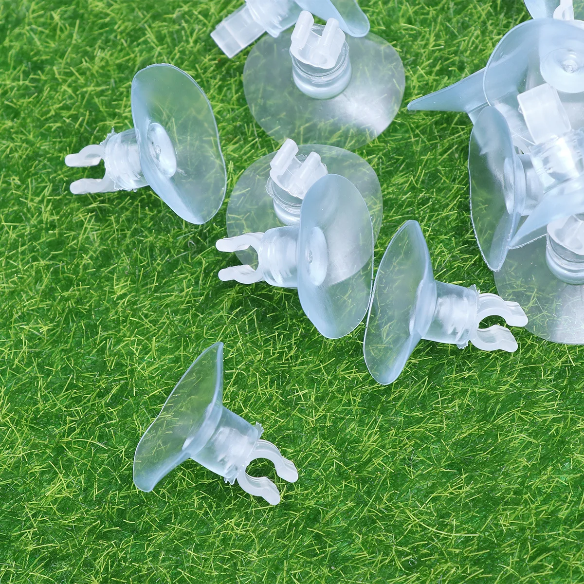 

20Pcs Aquarium Suction Cups 4mm Airline Tube Clips Detachable Holders Fish Tank Pump Tube Fixing Aquarium Suction Cups