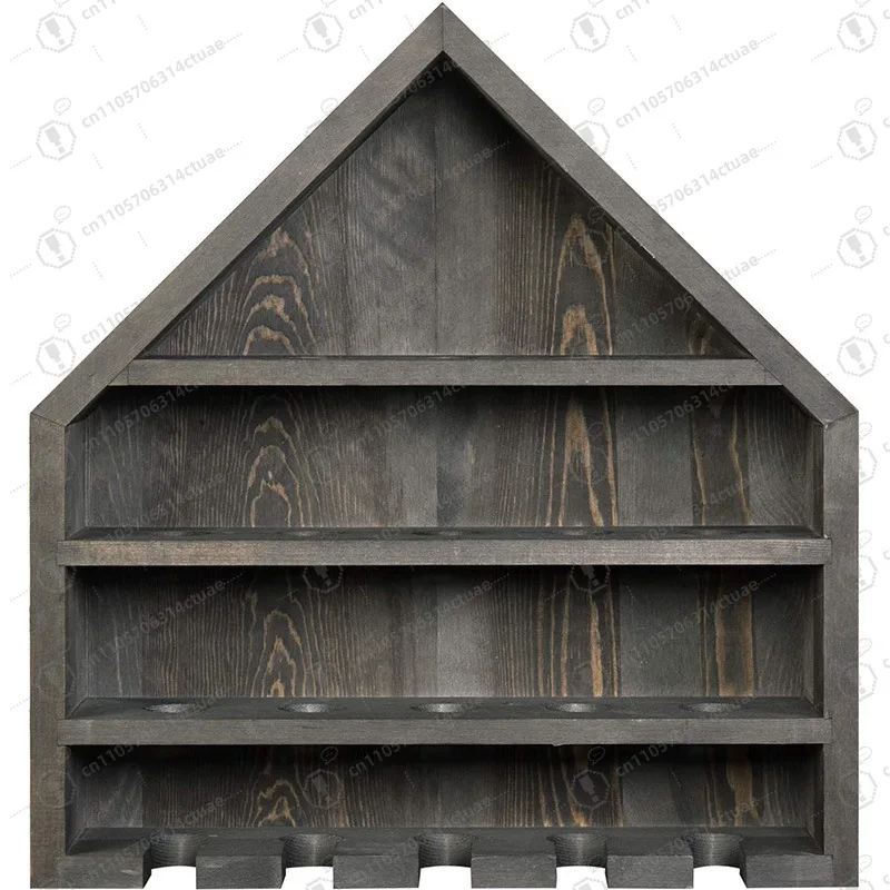 

Прочная стойка для бейсбольной биты из цельного дерева, многослойное хранилище без сверления для софтбола и снаряжения