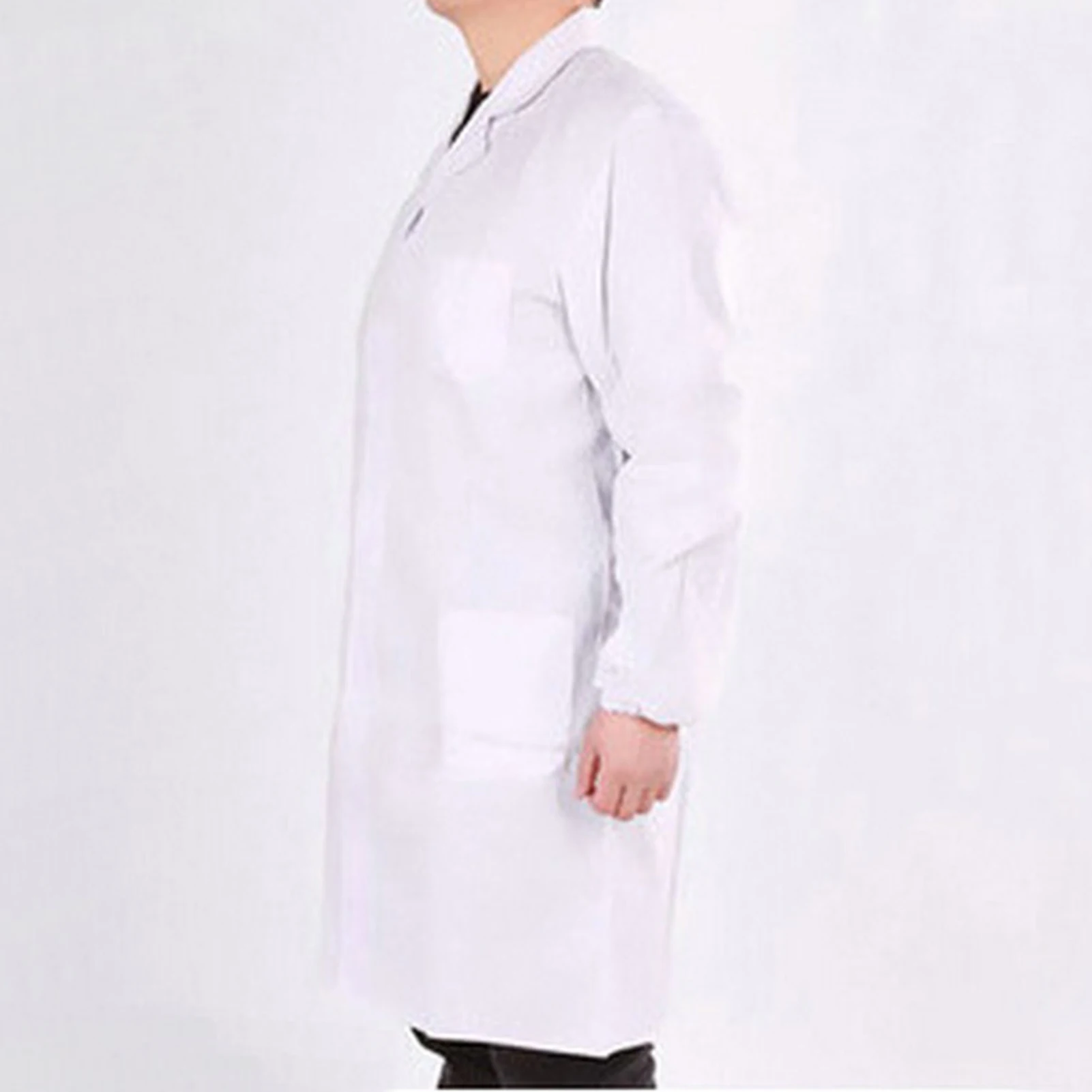 ユニセックス長袖白衣医療ナースドクター制服薄型通気性作業服食品工場専門作業服