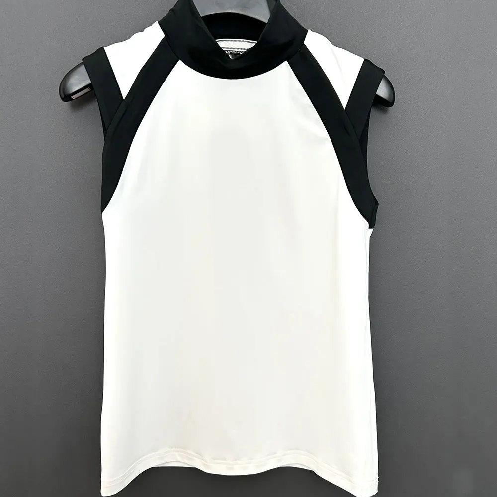 2025 New Women\'s Golf Sleeveless T-shirt, Golf Sports Shirt, Comfortable, Breathable, Quick Drying, Free Shipping