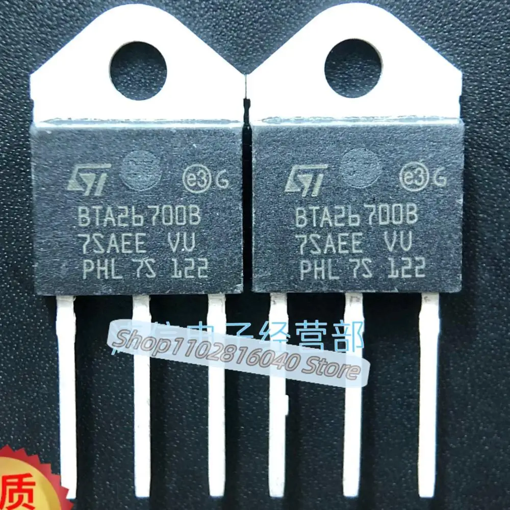 10PCS/Lot BTA26-700B BTA26700B   TO-3P 700V25A Best Quality Imported Original Spot