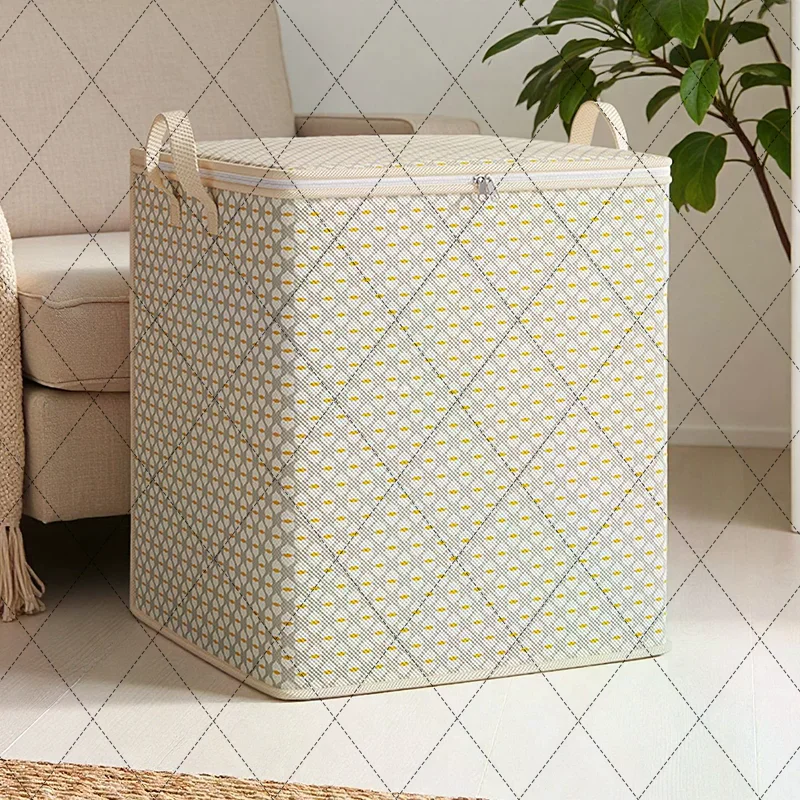 Extra Large under Bed Storage Bag Multifunctional Zippered Bag for Bedding Clothing Underwear Organizer