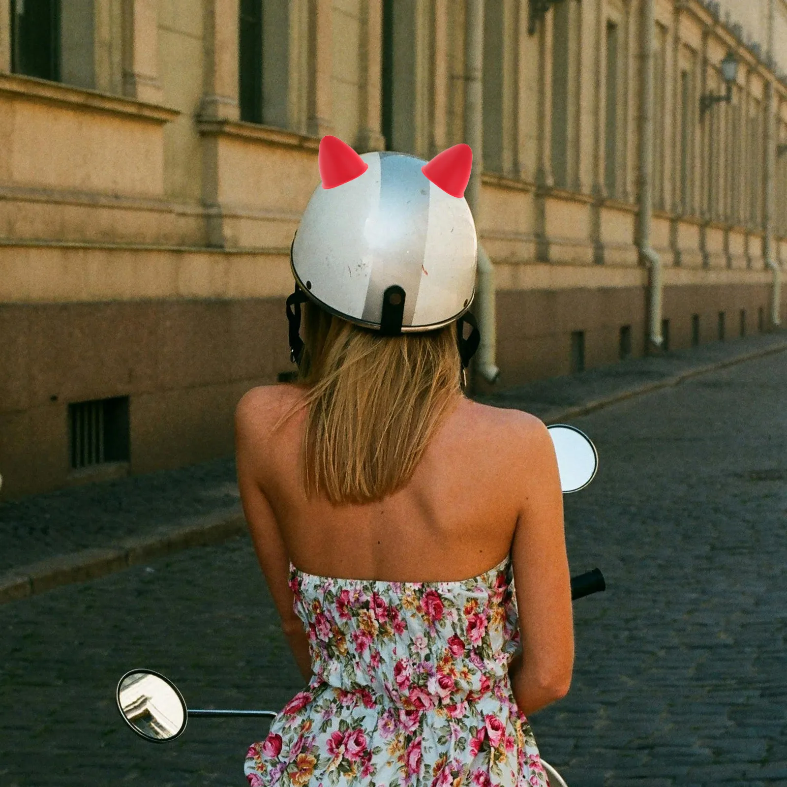 

Cat Ears Decorations Motorcycle Ear Ornaments Lightweight Durable Accessories For Scooter Bicycle Users