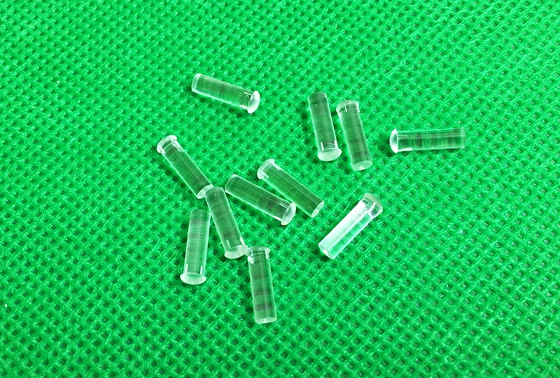 【 100 pieces/bag 】 Aperture 3.0mm transparent light guide column LED patch indicator light PC light guide cap lampshade F3mm