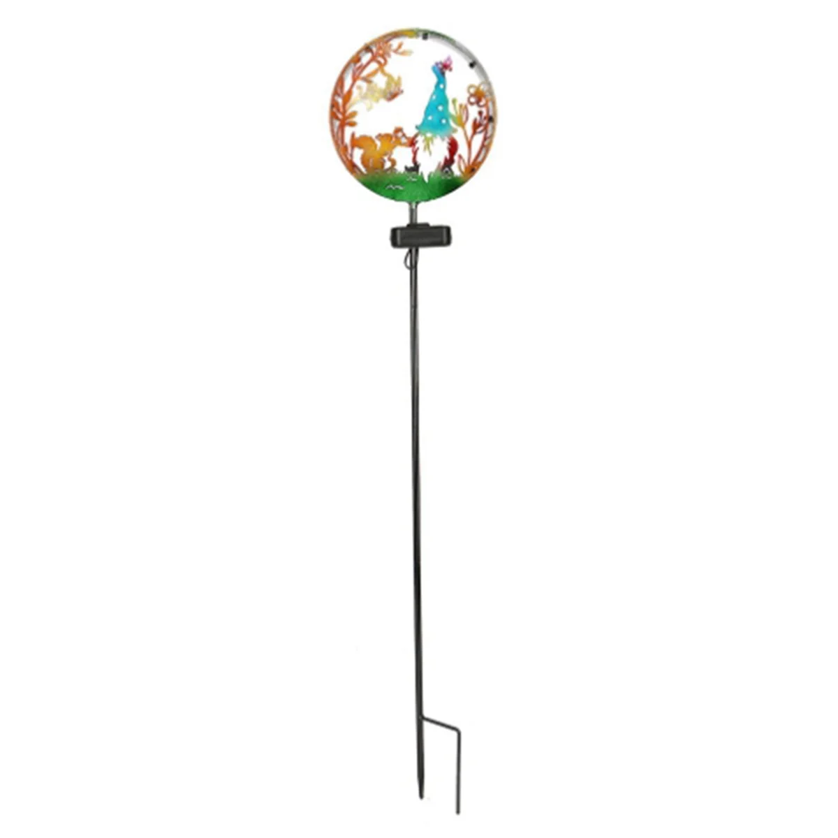 

A95G Solar Iron Art Squirrel Garden Plug Light Outdoor Projection Lawn Lamp Atmosphere Decorative Landscape Light