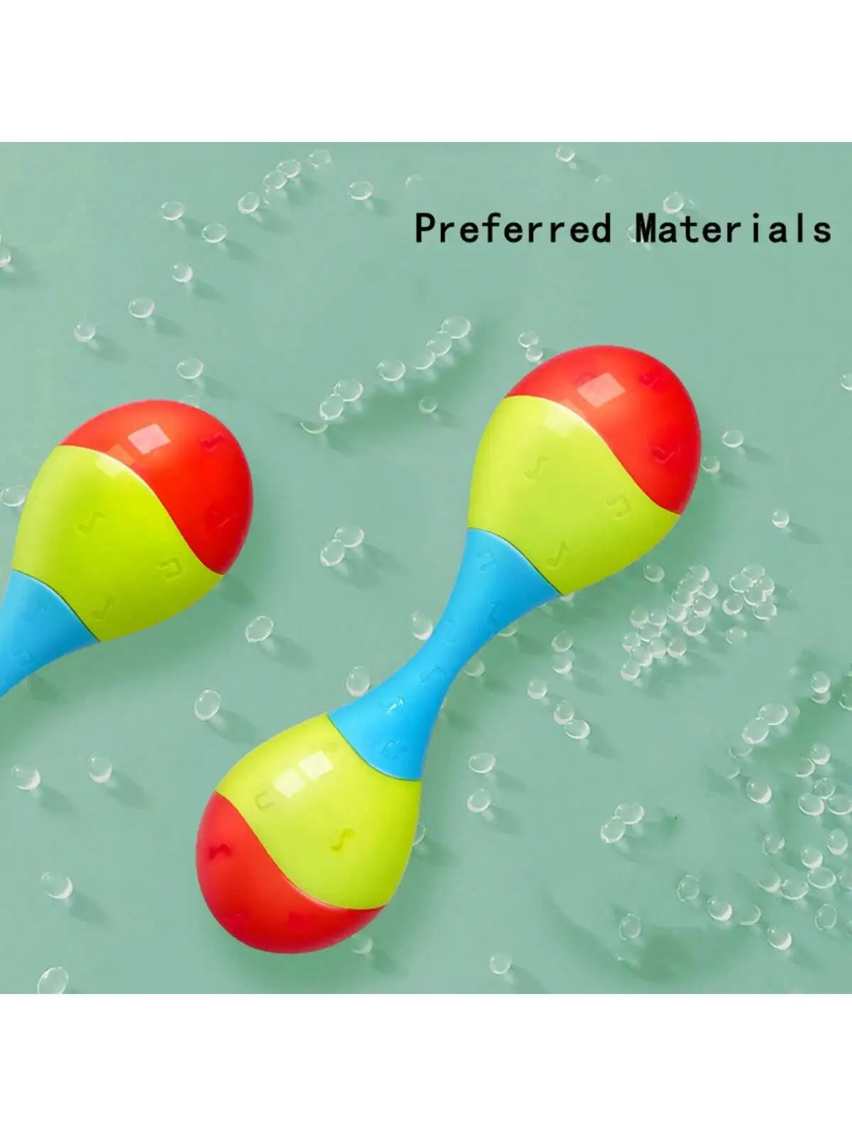 1pc random color Children Kid Percussion Toy Baby Rattle Maraca Rattles Sand Hammer Toy Plastic Sand Hammer Kids Musical Toy