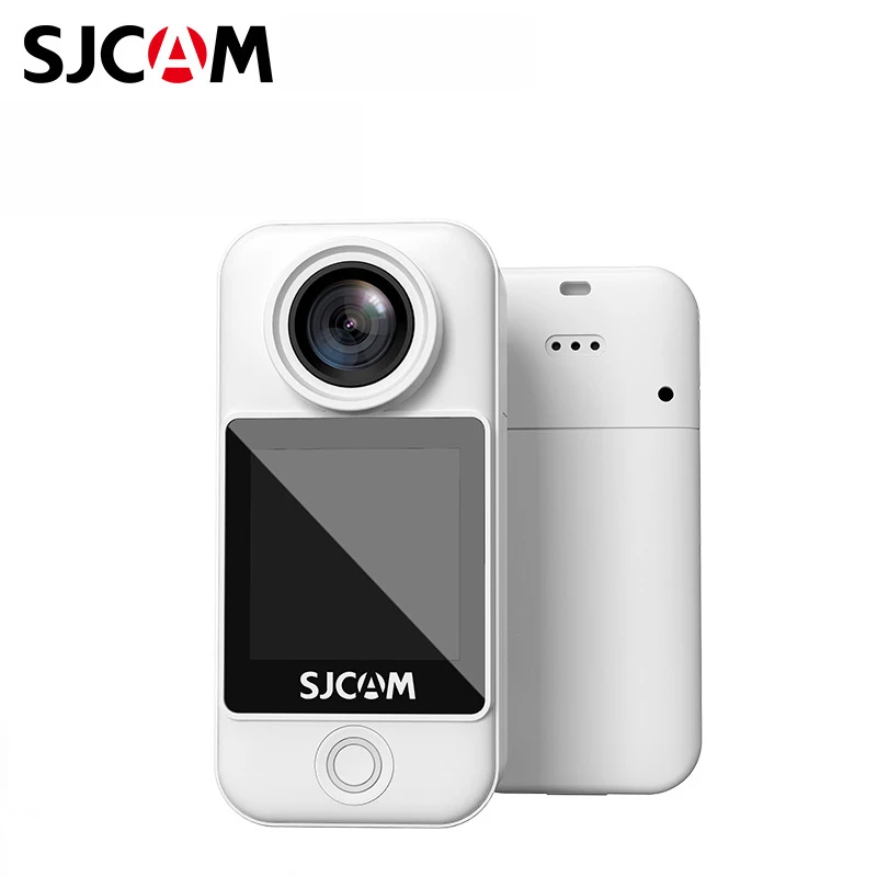 SJCAM C300 98ft kamera olahraga, kamera aksi luar ruangan anti air 360 4K30FPS layar 20MP