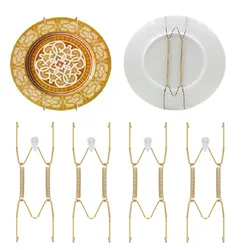 4pcs Plate Hangers For The Wall Plate Holders For Wall Large Plate Hangers For The Wall Home Decorative Plates