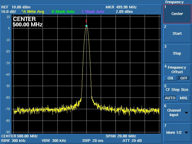 ADF4355 Module Touch Color Screen Sweep Frequency RF Signal Source VCO Microwave Frequency Synthesizer PLL