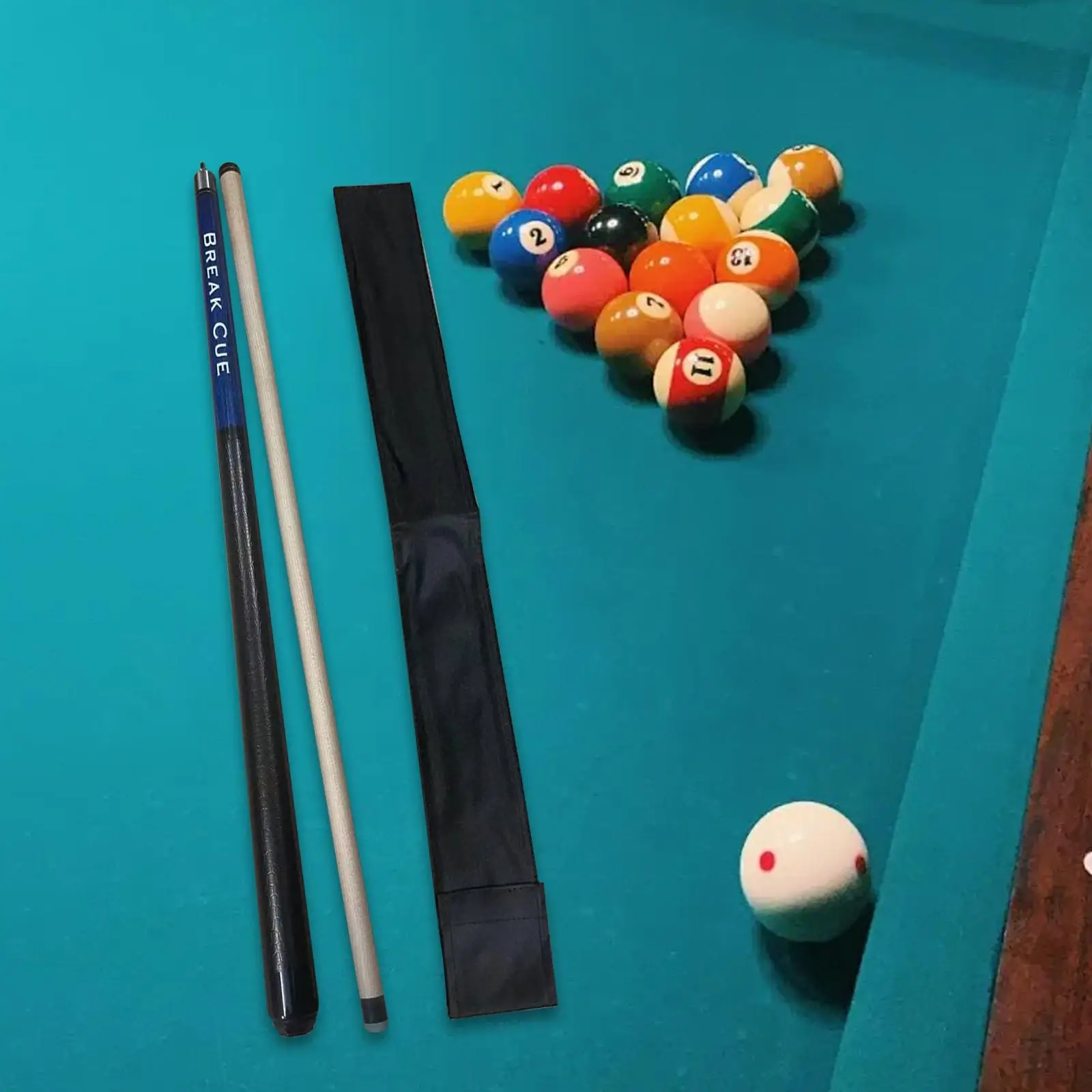 

Кленовый бильярдный бильярдный кий, легкий 1/2 снукера для начинающего дома в баре