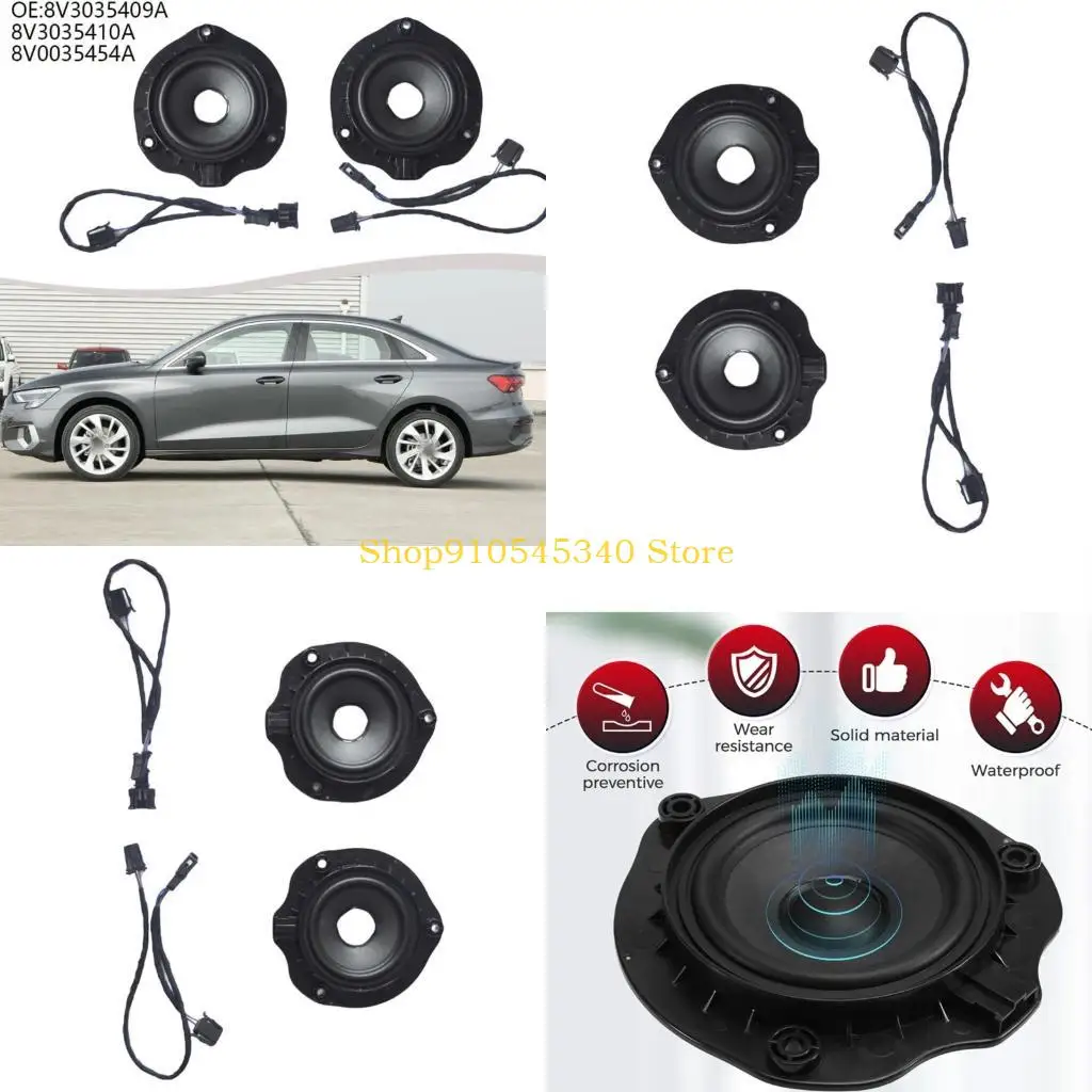 

Комплект с заменой динамика U2JA 8V3035409A 8V3035410A Входной дверной динамик с жгутом проводки для 3-21 рупий 17-21