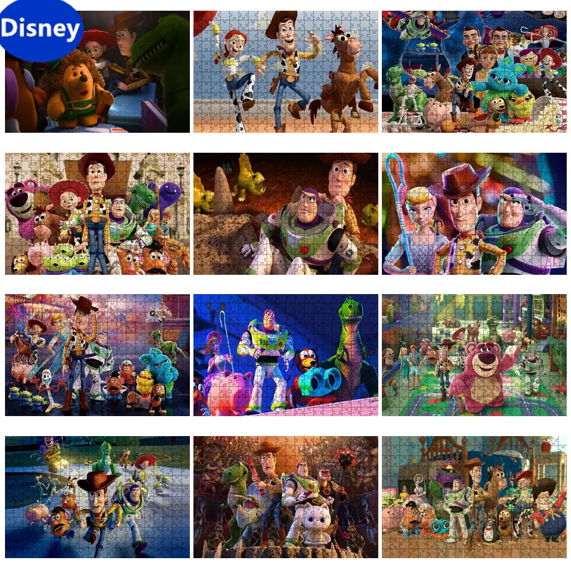 

Toy Story Walt Disney Cartoon Children Brainstorm 300/500/1000 Game Festival Gift Handmade Decoration