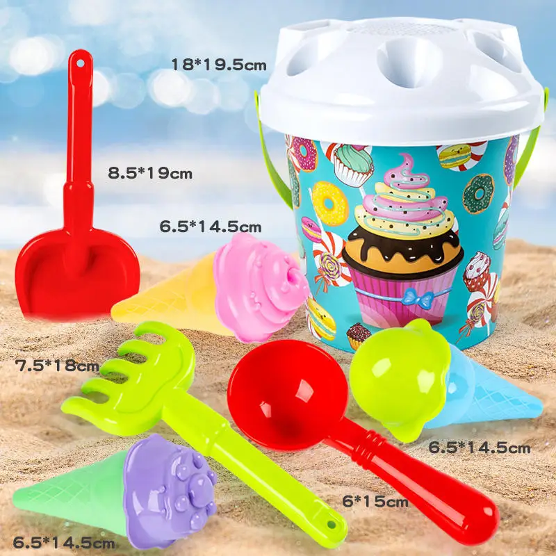 Kinder Strand Schaufel Spielzeug Set, Spielen Sand Wasser Werkzeuge Eimer Sand Strand Graben Schaufel Ausgrabung Meer Spaß Kindergarten Spielzeug