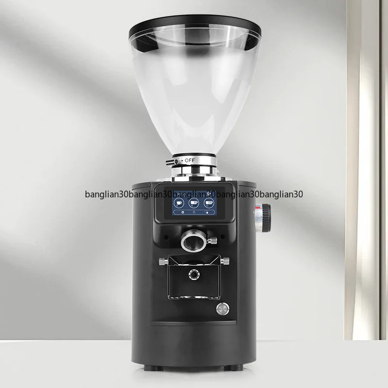 K83 Professional Electric Quantitative Italian 90MM Titanium Alloy Flat Knife Commercial Coffee Grinder