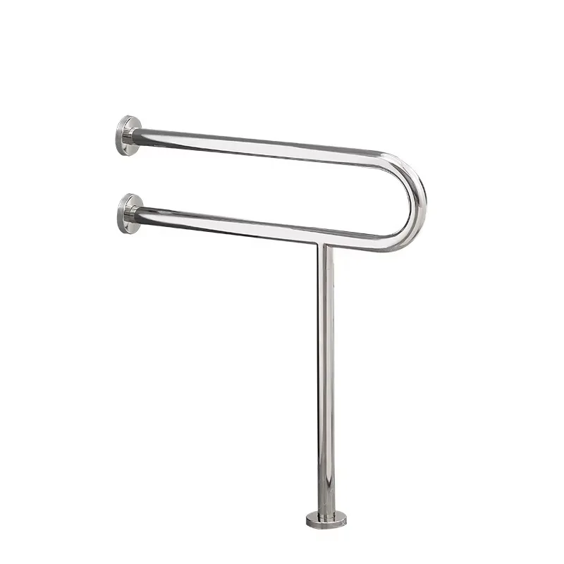 

Высококачественный поручень для общественного туалета, безопасный подлокотник для ванной комнаты, аксессуары из нержавеющей стали, противоскользящий подлокотник для унитаза