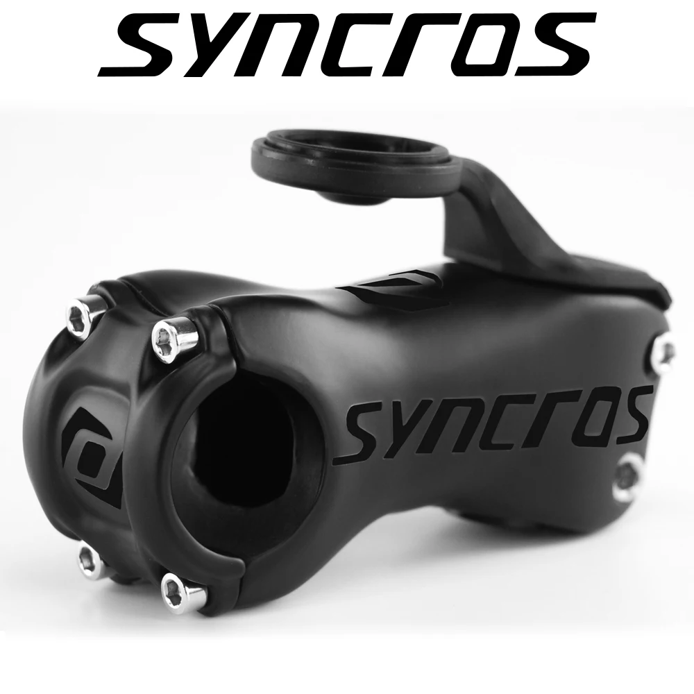 Syncros-Ultra Light Carbon Fiber MTB Bicycle Stem,Mountain Bike Parts,Road Bike,6,17 Degree Angle,70,80,90,110,110,120mm