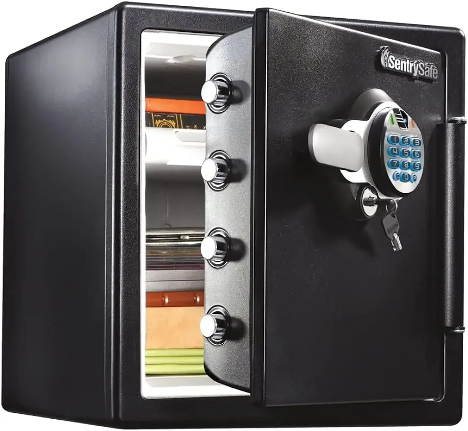 SentrySafe Fireproof and Waterproof Home Safe with Biometric Lock