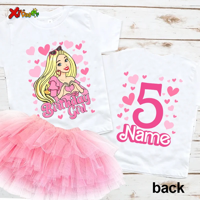 

Birthday Girl Shirt 7th Birthday Party Outfits Birthday Tutu Set Outfit T-shirt Kids Matching Outfits Shirt Girls Shirts 6th 5th