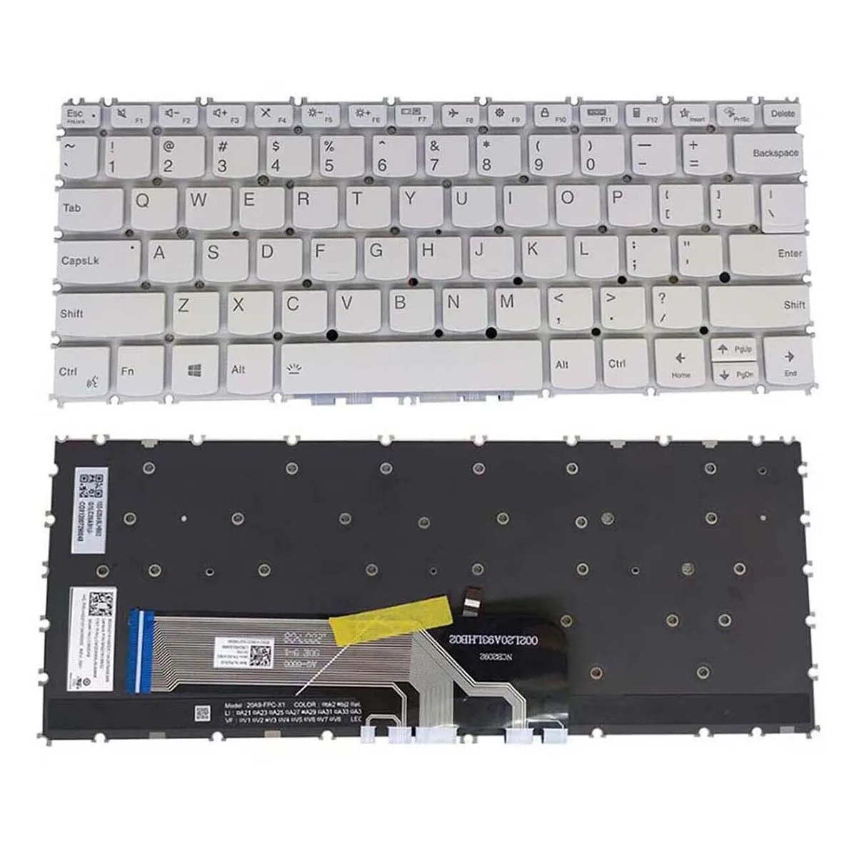 

US Backlit Keyboard for Lenovo Yoga Slim7-13ITL05 13ACN05 13SACN 13SITL Black