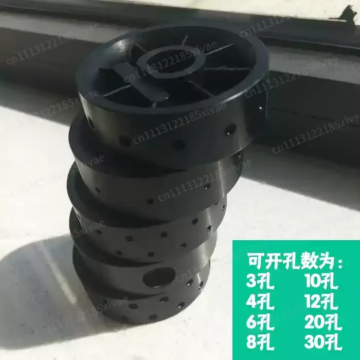 Vegetable Seeding Wheel for Coriander Cabbage Radish Green Onion, Spinach & Chinese Chives, Adjustable Sowing Roller Accessory