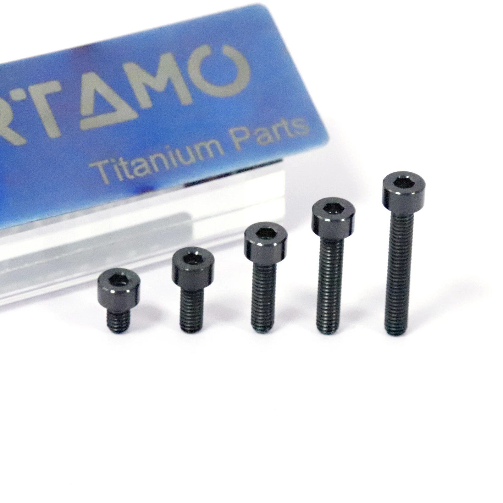 RTAMO مسامير التيتانيوم Gr5 البراغي x6/8/10/12/15/مسامير أسطوانية M4x6/8/10/12/15/رأس مقبس سداسي أسطواني لبراغي قرص استشعار ABS