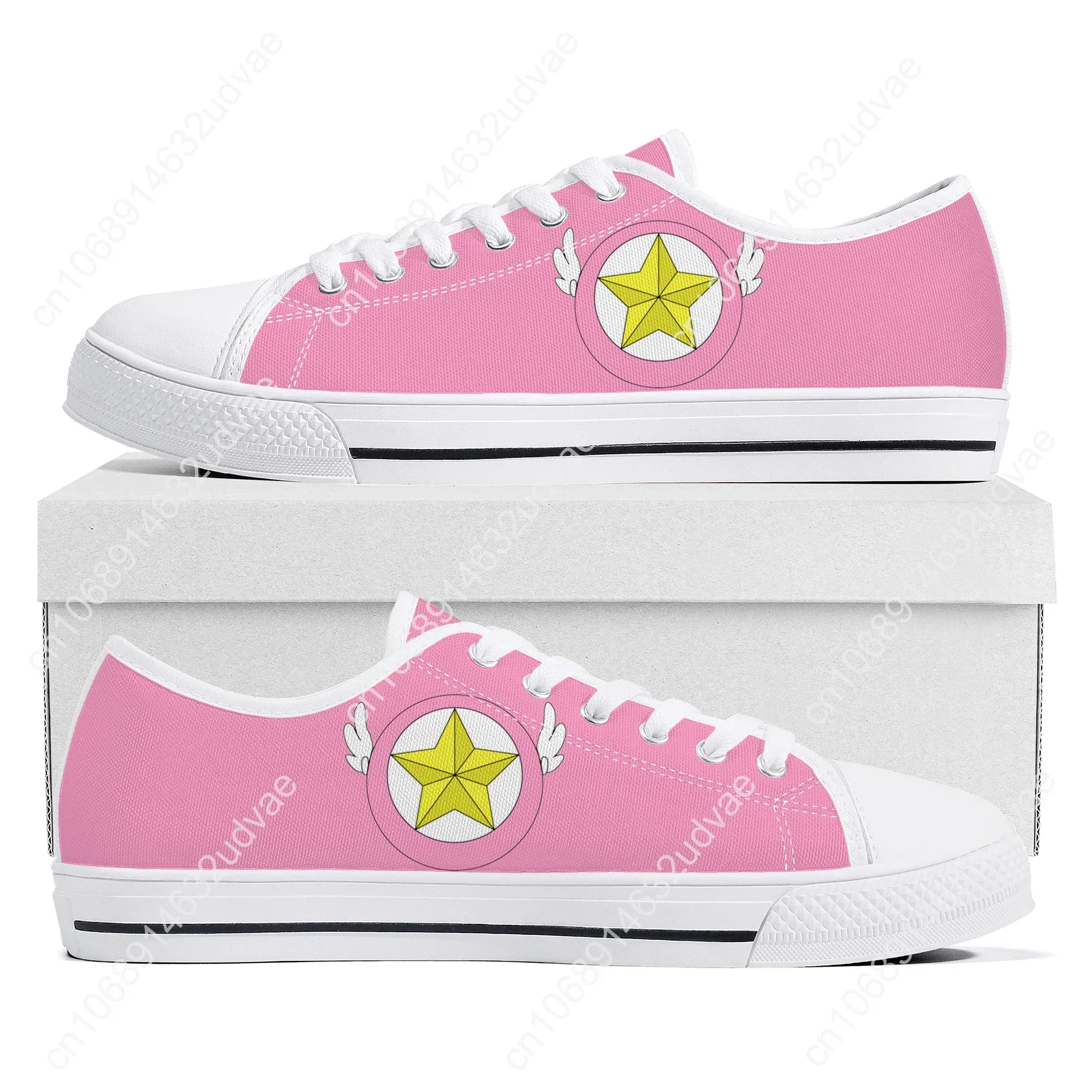Cardcaptor Sakura Kinomoto Low Top Sneakers High Quality Mens Womens Canvas Sneaker Couple Shoes Custom Casual Shoe 3