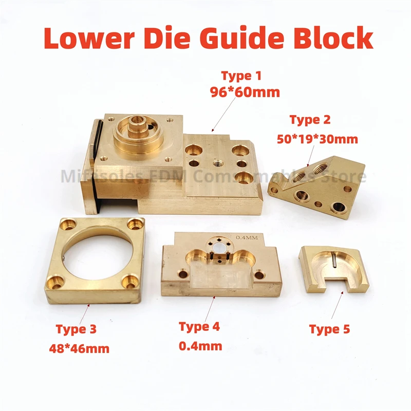 Lower Die Guide Block M607 Die Guide Holder X187B621H01 for Mitsubishi-CX/FX/FK/FA Series EDM Wire Cutting Machine Parts