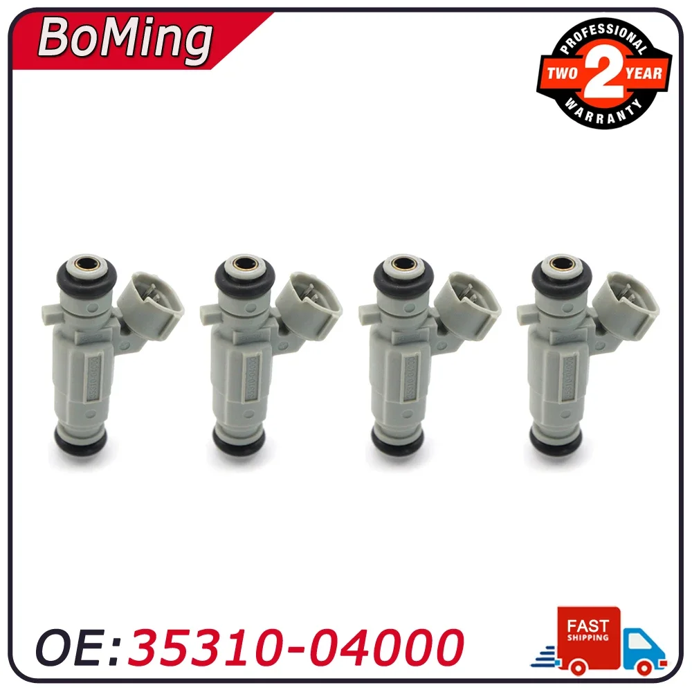 Car Fuel Injector Nozzle 35310-04000 Fit For Hyundai i10 2016 Kia Picanto Mk2 1.0L 3531004000 35310 04000 4pcs/lot