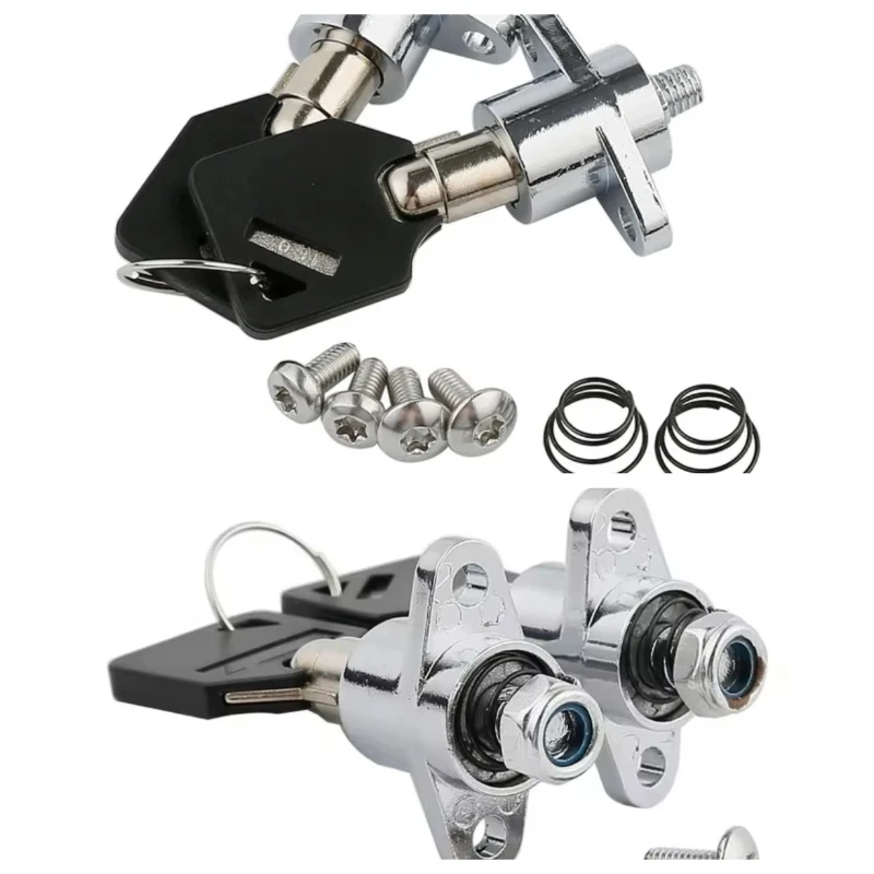 Motorcycle Hard Saddlebags Locks Keys Set For Harley Road King Electra Street Glide Touring Models 2014 -2023