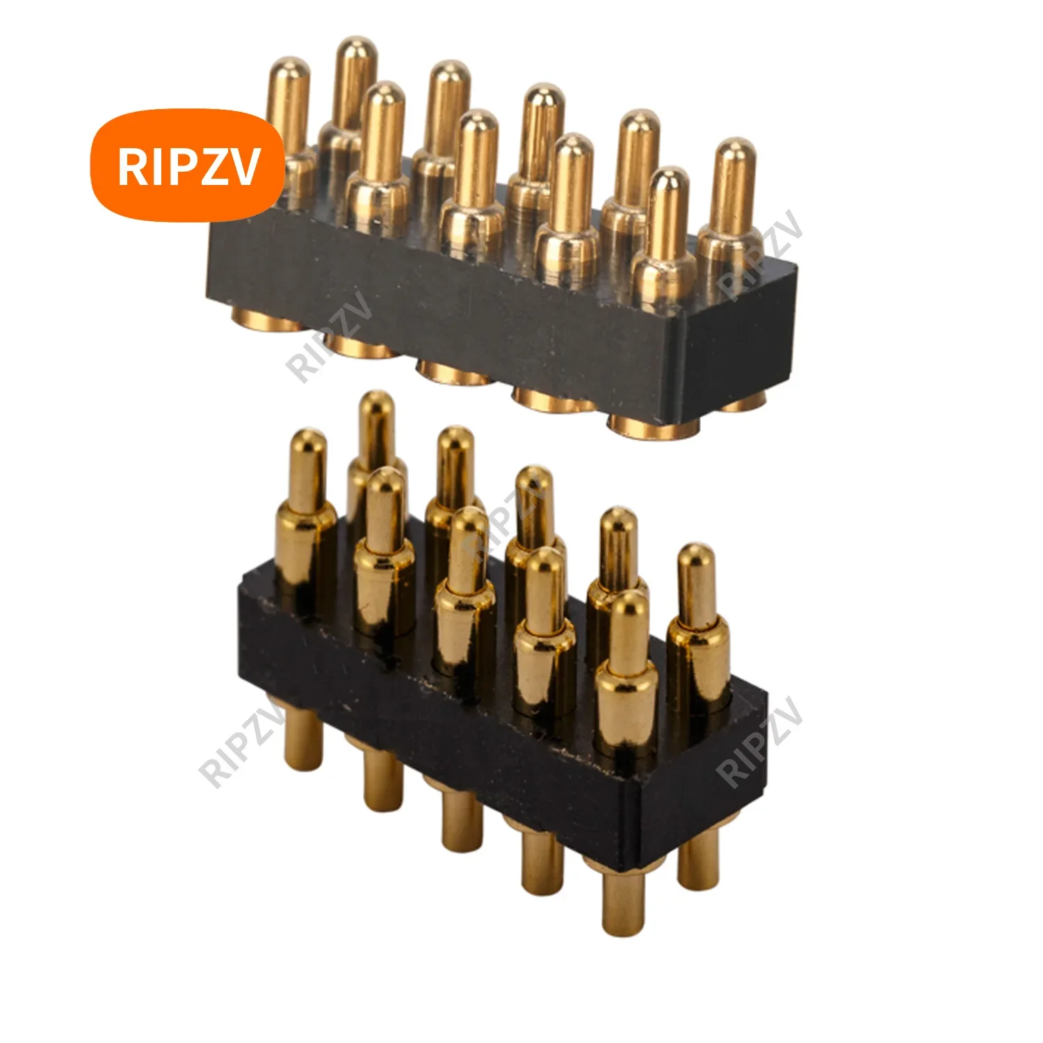 High quality 1.6mm pitch (0.063inch) double row pogo pin connector male / female 10pin 10p (not 1.27mm not 0.05inch ) pogopin